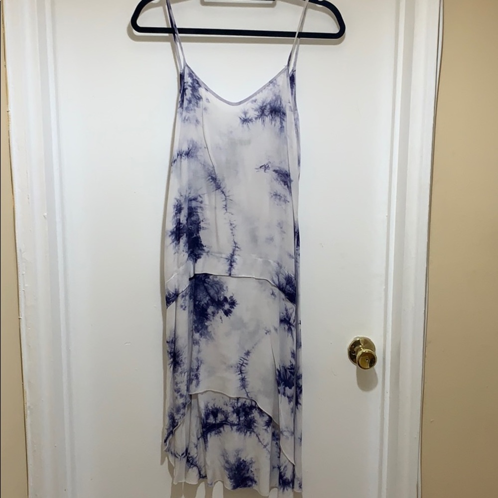 Blue Tie Dye Dress